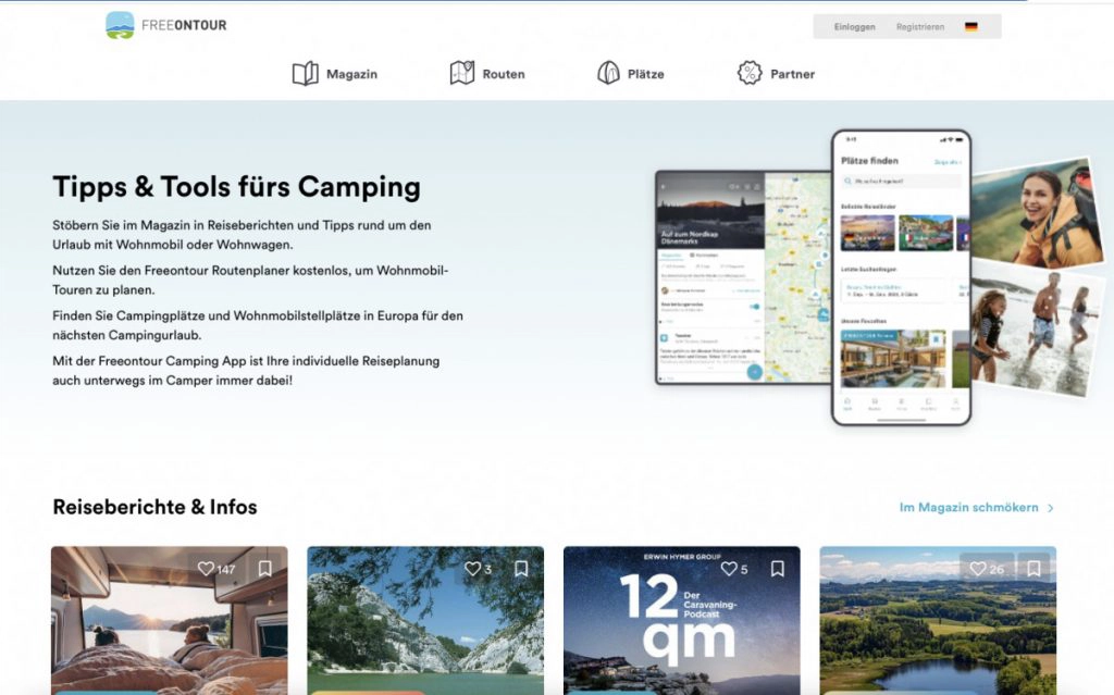 Community für Camping und Freizeit-Mobile von Hymer