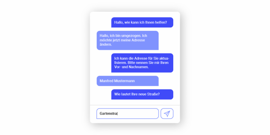 Der OMQ Chatbot beantwortet Kundenanfragen selbständig.