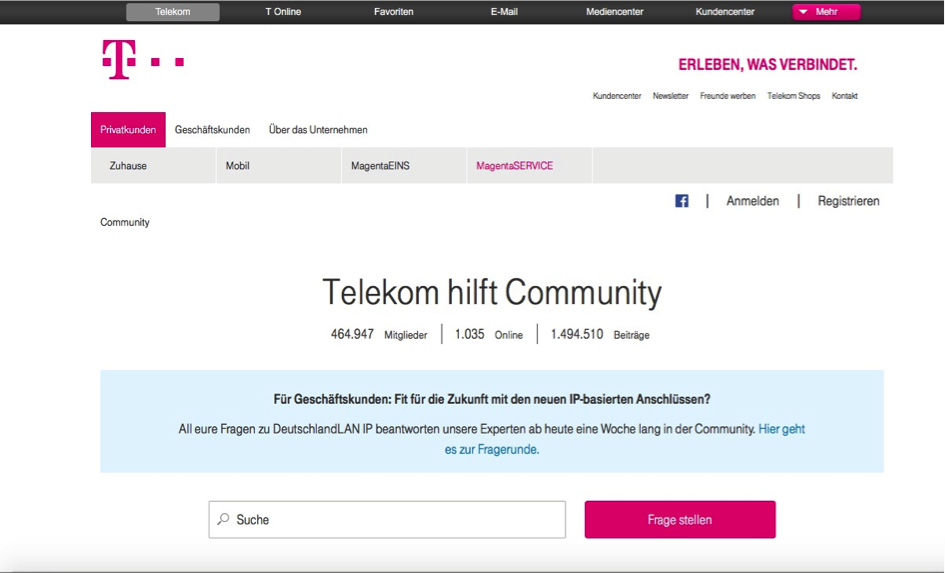Telekom-hilft-community